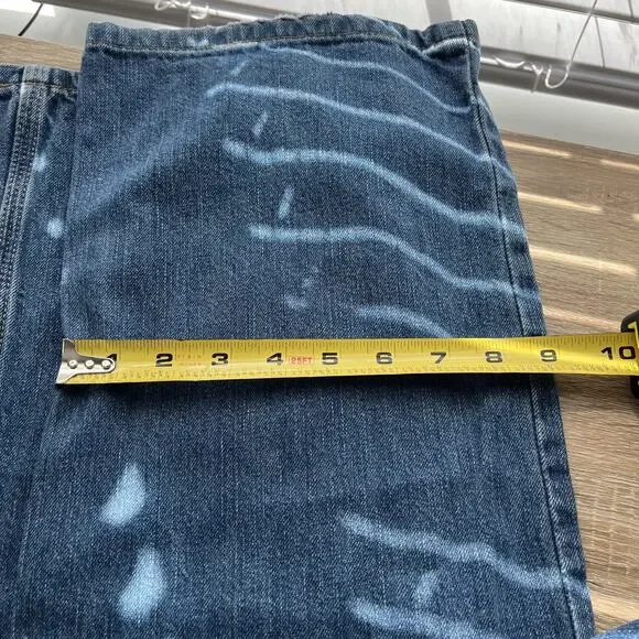 Carhartt Jeans Mens 36x30 Blue Relaxed Straight Leg Outdoor Workwear B320 WTB - Picture 7 of 8